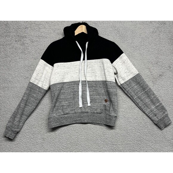 Doublju Sweater Boys Large Gray Blue Hooded Sweatshirt Pullover Hoodie Pocket - Picture 1 of 8